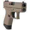 Glock 43 9mm Luger 3.41in FDE Cerakote Pistol - 6+1 Rounds - Tan
