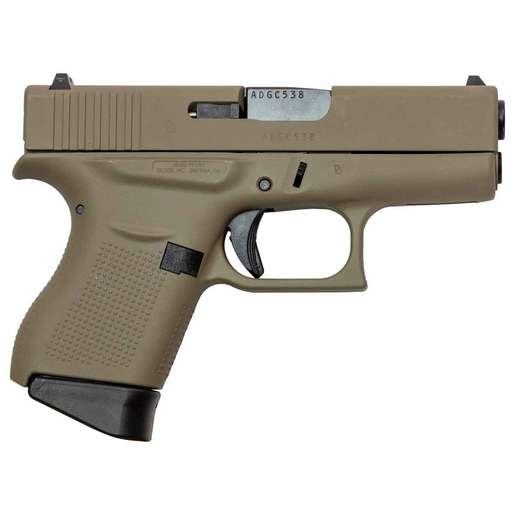 Glock 43 9mm Luger 3.41in FDE Pistol - 6+1 Rounds - Tan Subcompact image