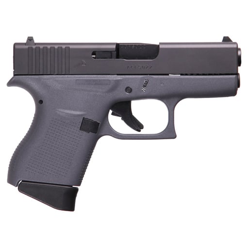 Glock 43 9mm Luger 3.41in Gray Pistol - 6+1 Rounds - Gray Subcompact image