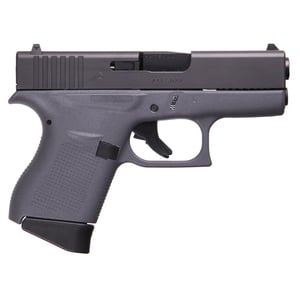 Glock 43 9mm Luger 3.41in Gray Pistol - 6+1 Rounds