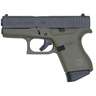 Glock 43 9mm Luger 3.41in OD Green Pistol - 6+1 Rounds - Green