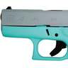 Glock 43 9mm Luger 3.41in Robin Egg/Black/Silver Pistol - 6+1 Rounds - Blue
