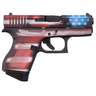 Glock 43 Battleworn USA Flag 9mm Luger 3.39in Cerakote Battleworn USA Flag Pistol - 6+1 Rounds