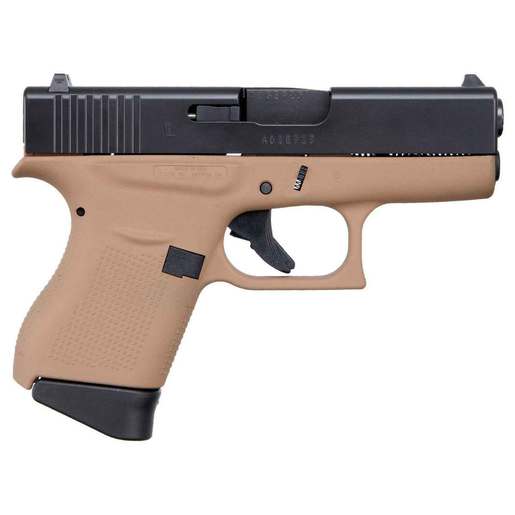 Glock 43 FDE 9mm Luger 3.39in Elite Black Pistol - 6+1 Rounds - Subcompact image