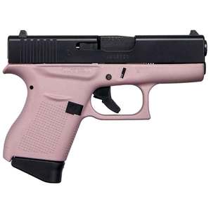 Glock 43 Pink 9mm Luger 3.39in Elite Black Pistol - 6+1 Rounds