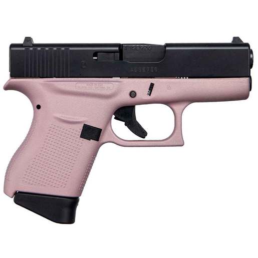 Glock 43 Pink 9mm Luger 3.39in Elite Black Pistol - 6+1 Rounds - Pink Subcompact image