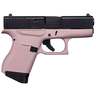 Glock 43 Pink 9mm Luger 3.39in Elite Black Pistol - 6+1 Rounds - Pink