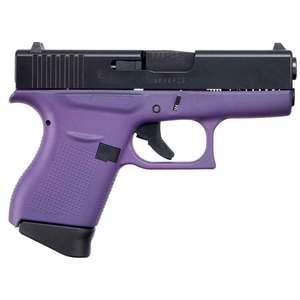 Glock 43 Purple 9mm Luger 3.39in Elite Black Pistol - 6+1 Rounds
