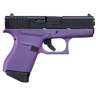 Glock 43 Purple 9mm Luger 3.39in Elite Black Pistol - 6+1 Rounds - Purple