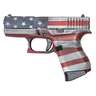 Glock 43 Subcompact 9mm Luger 3.39in American Flag Cerakote Pistol - 6+1 Rounds