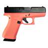 Glock 43X Coral 9mm Luger 3.4in Elite Black Cerakote Pistol - 10+1 Rounds - Coral