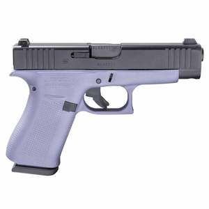 Glock 43X Crushed Orchid 9mm Luger 3.41in Elite Black Pistol - 10+1 Rounds
