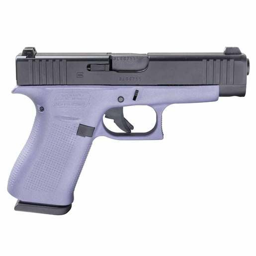 Glock 43X Crushed Orchid 9mm Luger 3.41in Elite Black Pistol - 10+1 Rounds - Purple Subcompact image