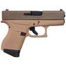 Glock 43X FDE 9mm Luger 3.4in Patriot Brown Cerakote Pistol - 10+1 Rounds - Brown