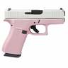 Glock 43X Pink Champagne 9mm Luger 3.4in Shimmering Aluminum Pistol - 10+1 - Pink Champagne