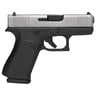 Glock 43X Subcompact GNS 9mm Luger 3.41in Silver PVD Pistol - 10+1 Rounds - Black