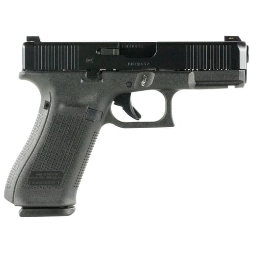 Glock 45 Compact Gen5 9mm Luger 4.02in Black nDLC Pistol - 10+1 Rounds - Black Compact image
