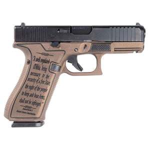 Glock 45 Gen5 2nd Amendment 9mm Luger 4in Burnt Bronze/Black Pistol - 17+1 Rounds