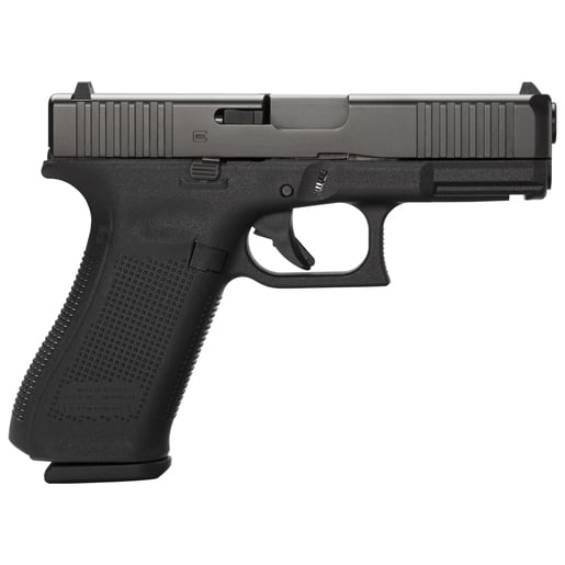Glock 45 Gen5 9 mm Luger 4.02in Black nDLC Pistol - 10+1 Rounds - Black Compact image