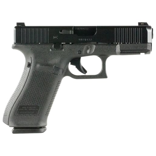 Glock 45 Gen5 9mm Luger 4.02in Black nDLC Pistol - Night Sights - 17+1 Rounds - Black Compact image