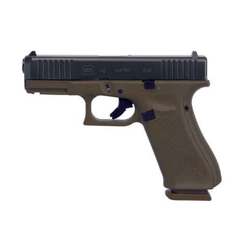Glock 45 G5 9mm Luger 4.02in Black nDLC Pistol - 17+1 Rounds - Brown Compact image