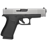 Glock 48 Compact 9mm Luger 4.17in Silver PVD Pistol - 10+1 Rounds - Black