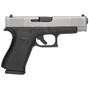Glock 48 Compact 9mm Luger 4.17in Silver PVD Pistol - 10+1 Rounds