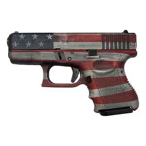 Glock Gen3 26 9mm Luger 3.42in USA Flag Distressed Cerakote Pistol - 10+1 Rounds