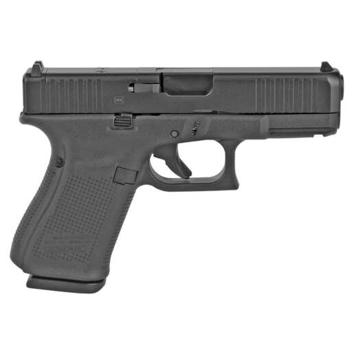 Glock Gen5 G19 MOS Compact 9mm Luger 4.02in Black nDLC Pistol - 15+1 Rounds - Black Compact image
