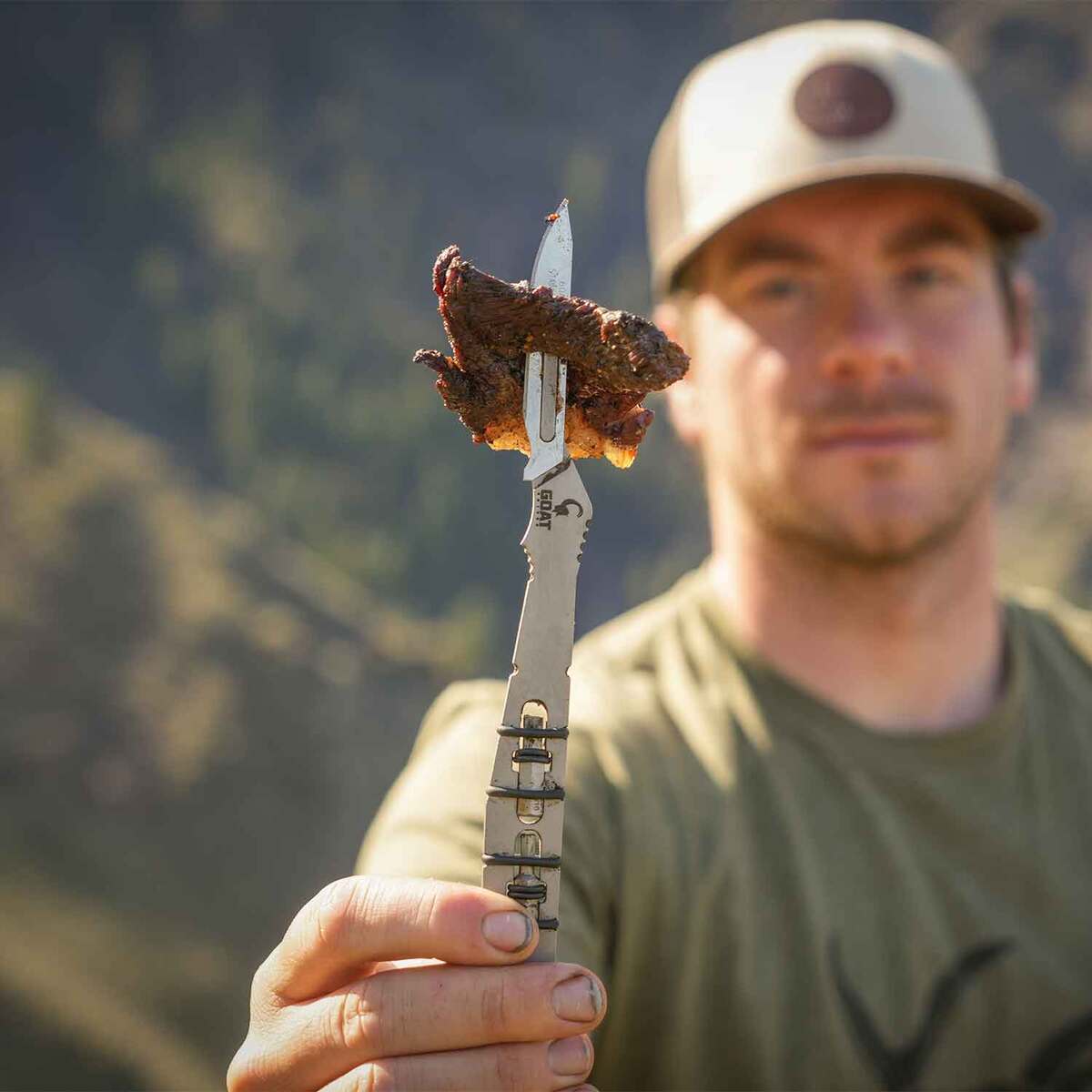 Goat Knives Capra Hunter Ti 2.75 inch Fixed Blade Knife Goat Knives Capra Hunter Ti 2.75 inch Fixed Blade Knife
