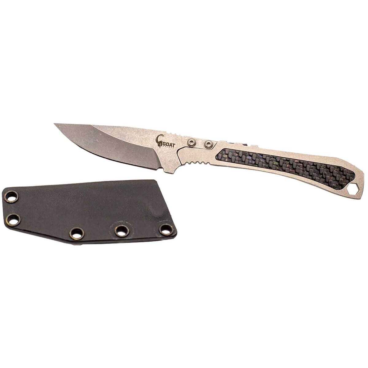Goat Knives TUR Carbon PRO Fixed Blade Knife - Caprid Steel Goat Knives TUR Carbon PRO Fixed Blade Knife - Caprid Steel