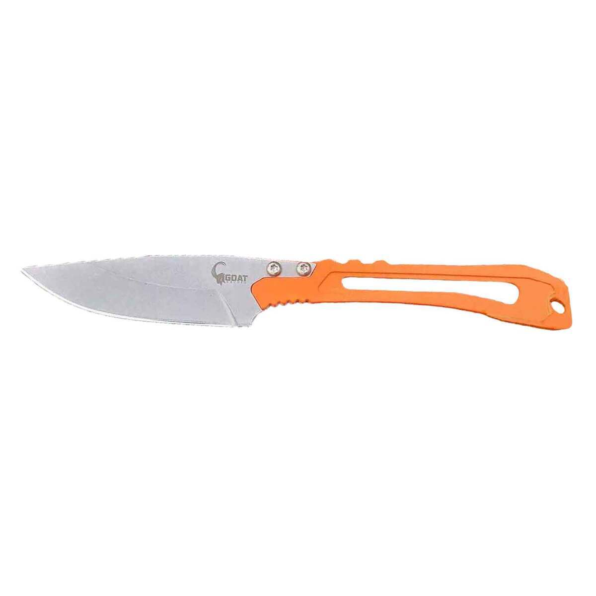 Goat Knives TUR Skeleton Pro Fixed Blade Knife - Caprid Orange Goat Knives TUR Skeleton Pro Fixed Blade Knife - Caprid Orange