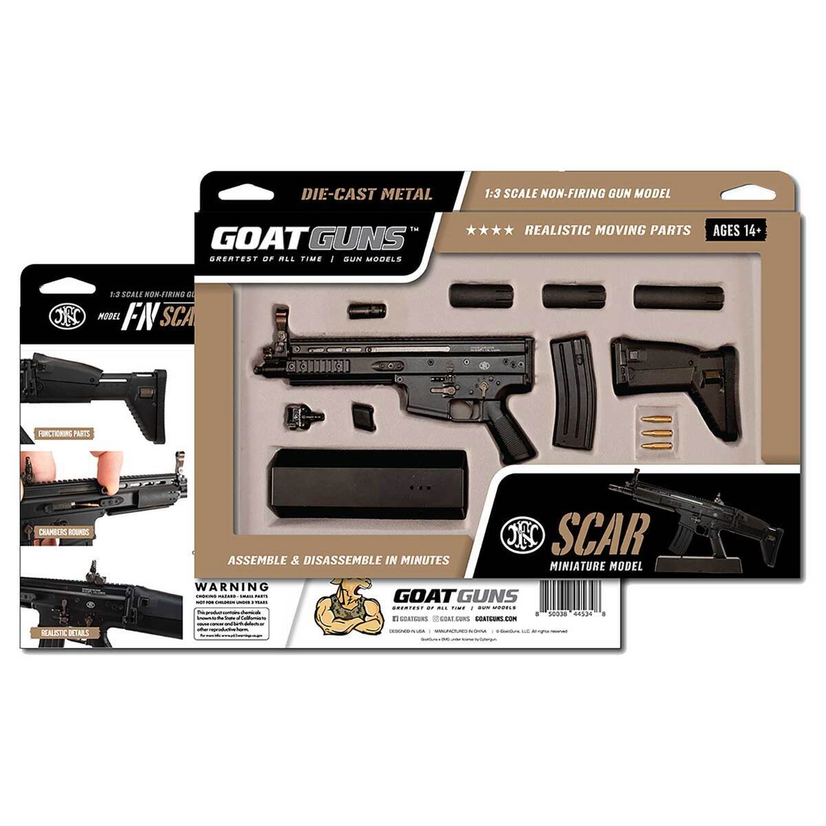 GoatGuns Mini FN SCAR Die Cast Model Gun | Sportsman's Warehouse