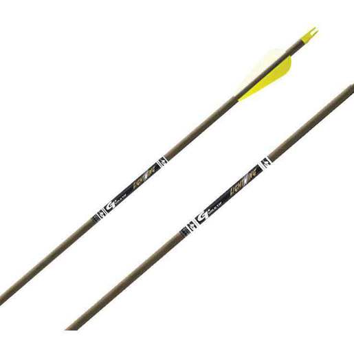 Gold Tip Lightning Single 28 -Inch Carbon Youth Arrow – Black