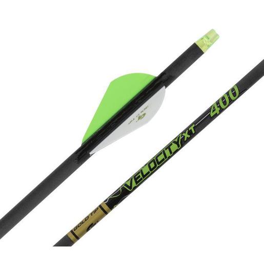 Gold Tip Velocity XT Carbon Arrows – 6 Pack – Black