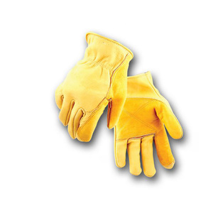 Golden Stag Men's Cowhide Double Palmed Work Glove