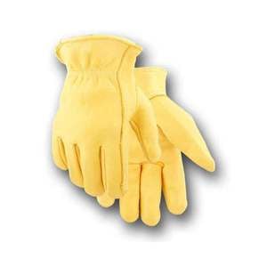 Golden Stag Elkskin Heavy Weight Work Glove - Yellow - M