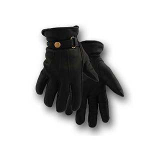 Golden Stag Men's Deerskin Work Glove Black