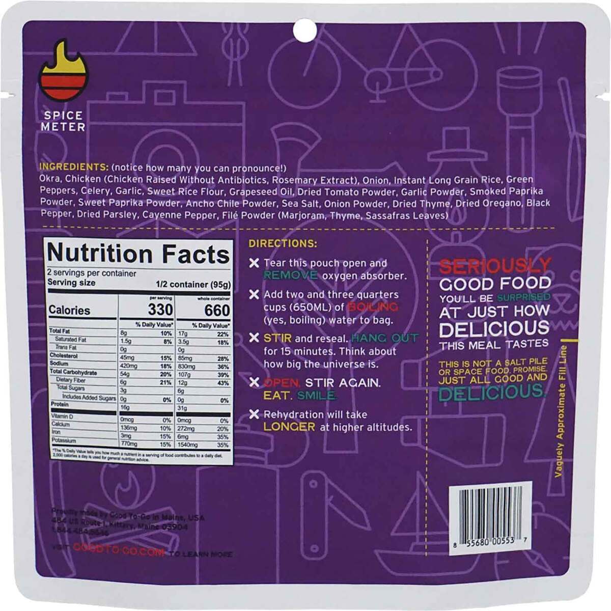 Good To-Go Chicken Gumbo - 2 Servings Good To-Go Chicken Gumbo - 2 Servings