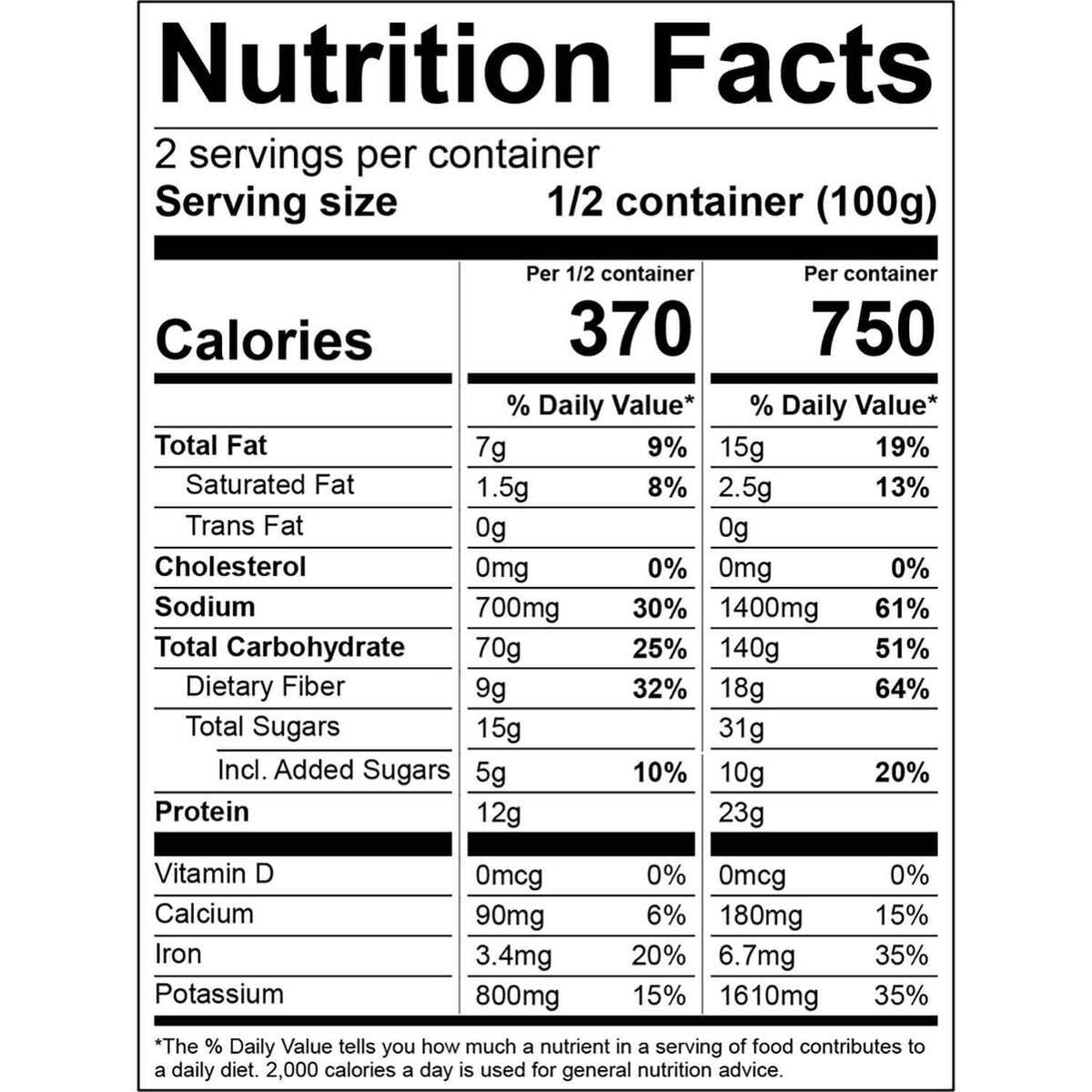 Good To-Go Pasta Marinara - 2 Servings Good To-Go Pasta Marinara - 2 Servings