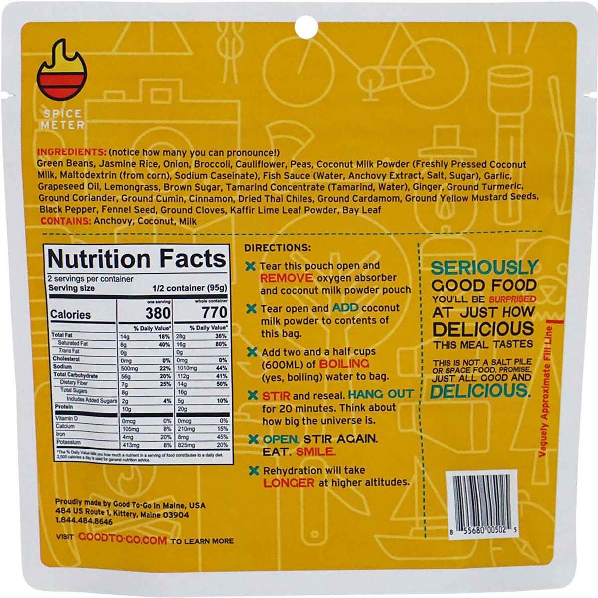 Good To-Go Thai Curry - 2 Servings Good To-Go Thai Curry - 2 Servings