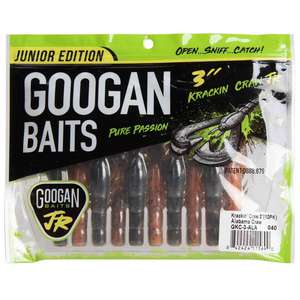 Googan Baits Krackin' Soft Craw Bait - Alabama Craw, 3in