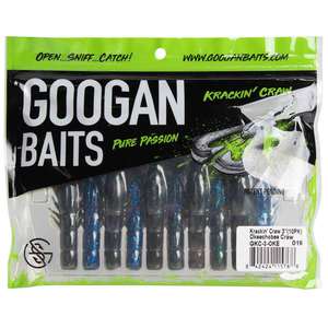 Googan Baits Krackin' Soft Craw Bait - Okeechobee Craw, 3in