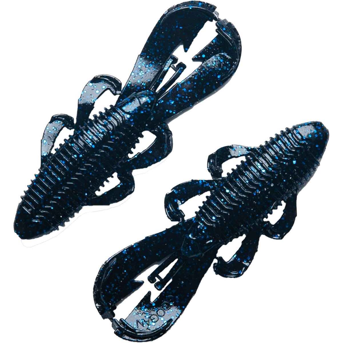 Bandito Bug Insect Googan Bandito Bug Creature Bait - Black Blue Flake, 4in, 7pk ...