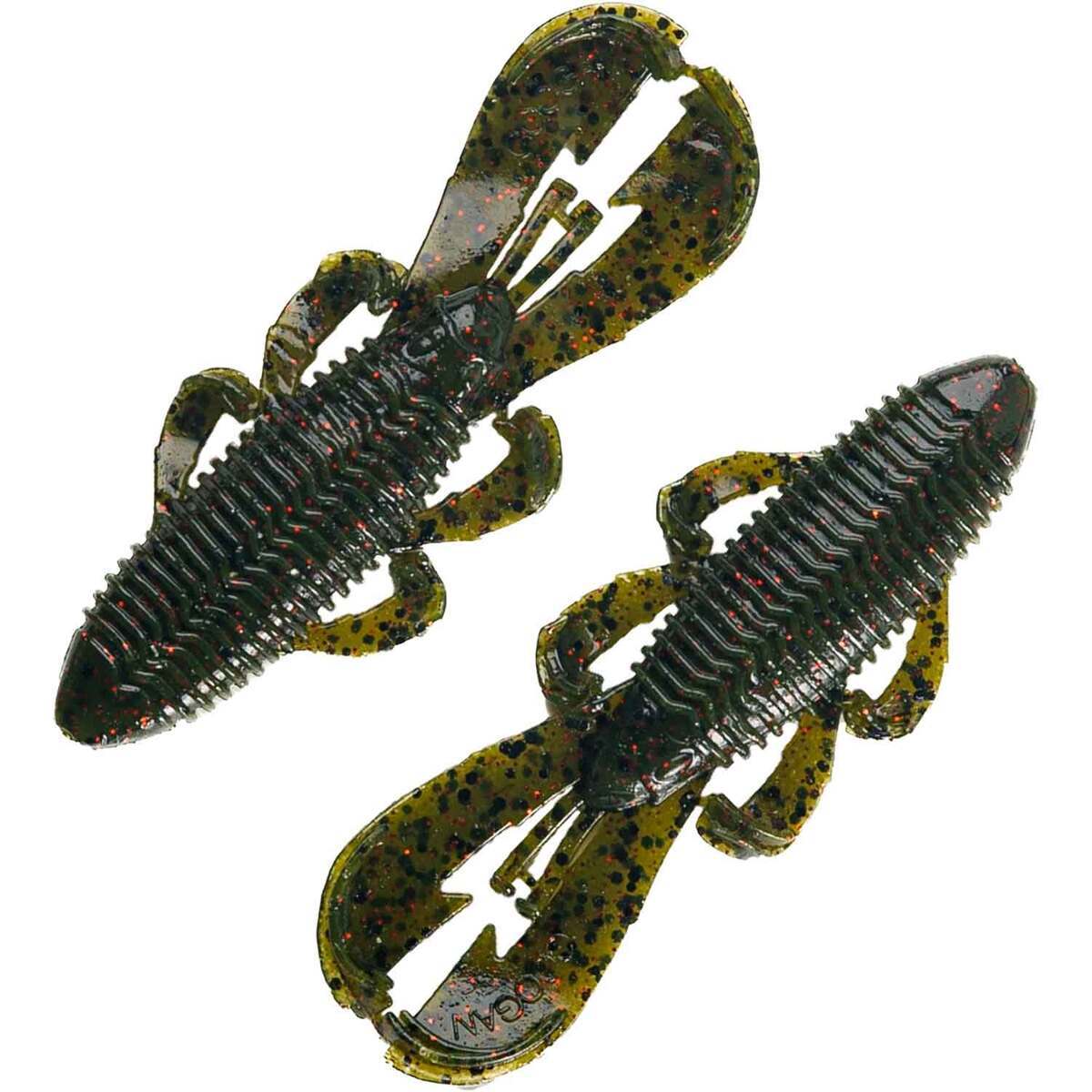 bandito bug fishing lure Googan Green Pumpkin 10Ct 4'' Bandito