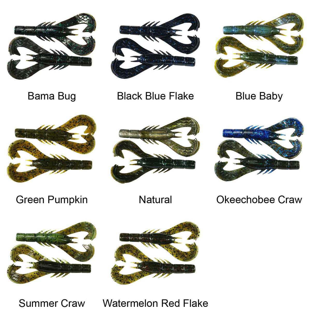 Googan Baits Krackin' Soft Craw Bait Googan Baits Krackin' Soft Craw Bait