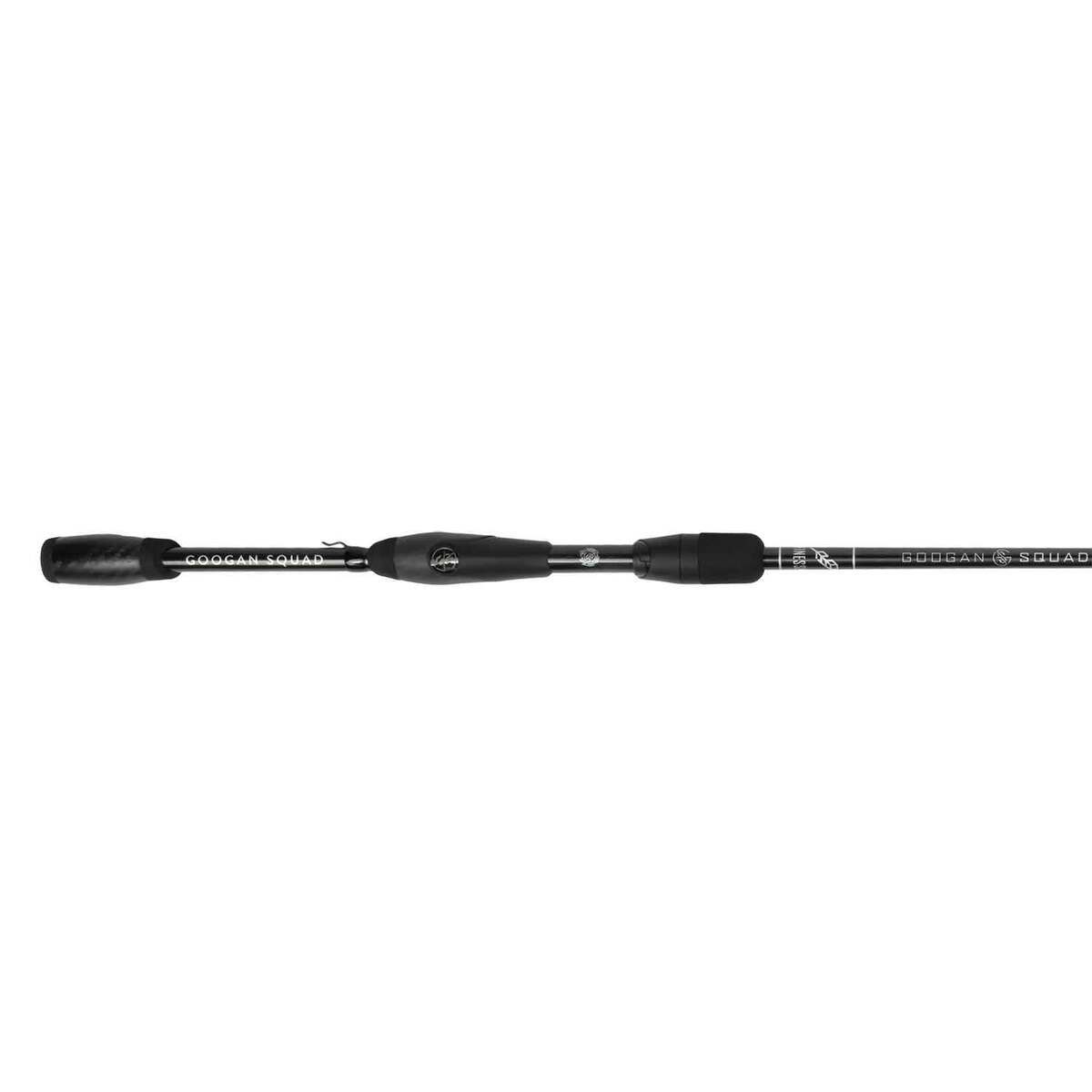 Googan Squad Black Series Finesse Spinning Rod - 7ft, Medium Power, Fast Action, 1pc - Black Googan Squad Black Series Finesse Spinning Rod - 7ft, Medium Power, Fast Action, 1pc - Black