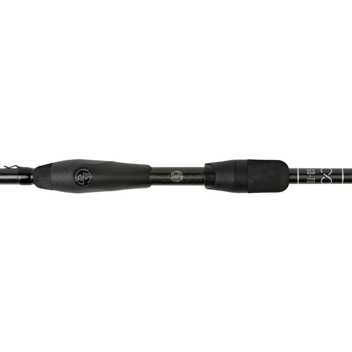 Googan Squad Black Series Go-To Spinning Rod - 7ft 2in, Medium Heavy Power, Fast Action, 1pc - Black Googan Squad Black Series Go-To Spinning Rod - 7ft 2in, Medium Heavy Power, Fast Action, 1pc - Black