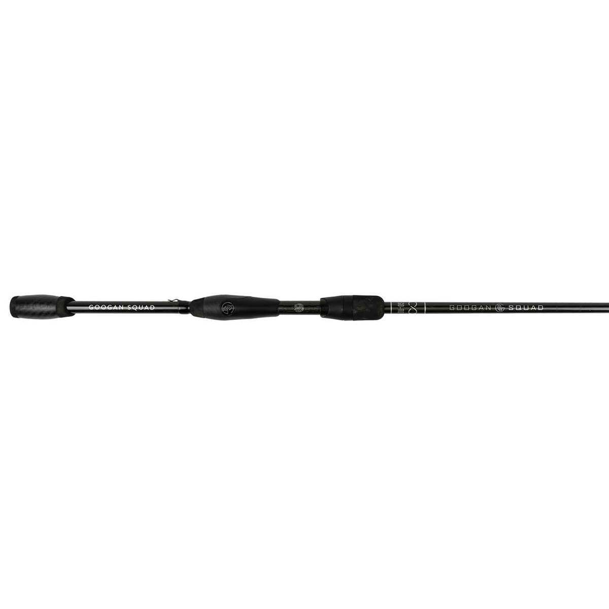 Googan Squad Black Series Go-To Spinning Rod - 7ft 2in, Medium Heavy Power, Fast Action, 1pc - Black Googan Squad Black Series Go-To Spinning Rod - 7ft 2in, Medium Heavy Power, Fast Action, 1pc - Black