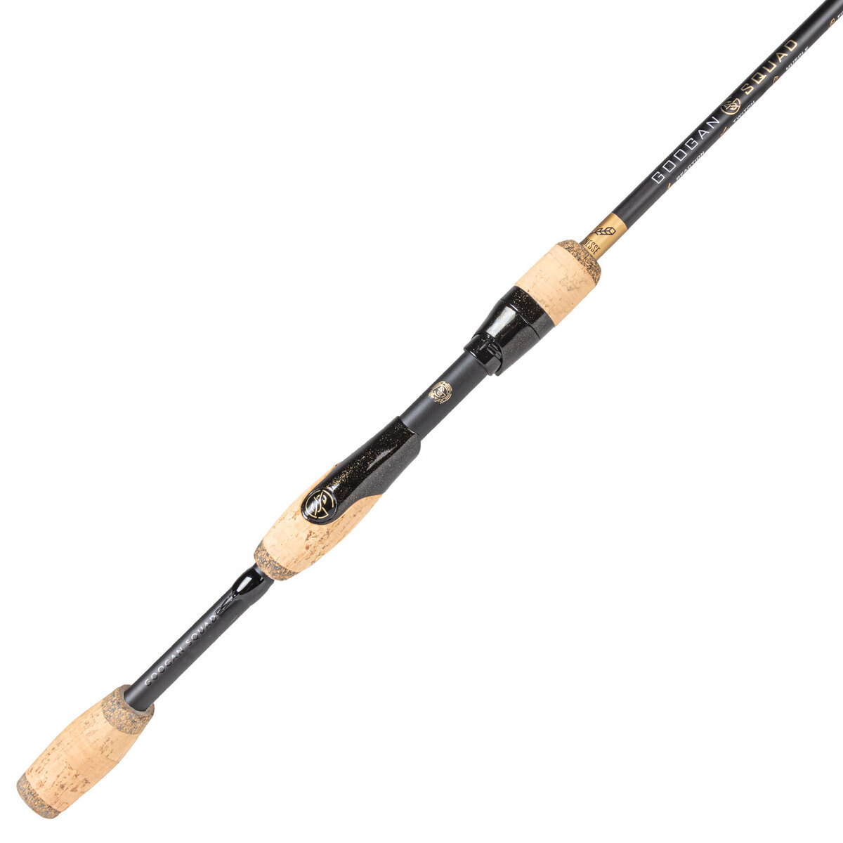 Googan Squad Gold Series Finesse Light Spinning Rod - 6ft 10in, Medium ...